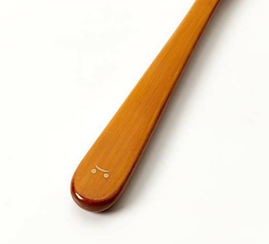 竹製摺漆匙（飴色）